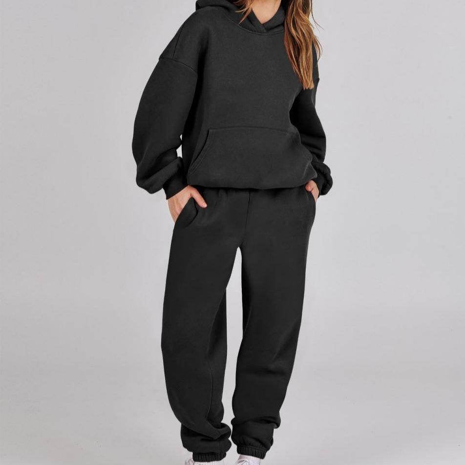 Barbara® | Vibrant fall hoodie and sweatpants set for women