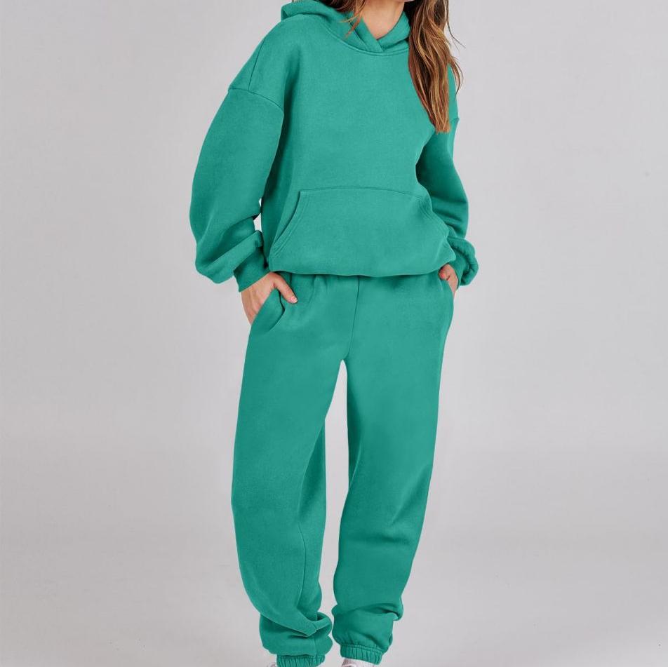 Barbara® | Vibrant fall hoodie and sweatpants set for women