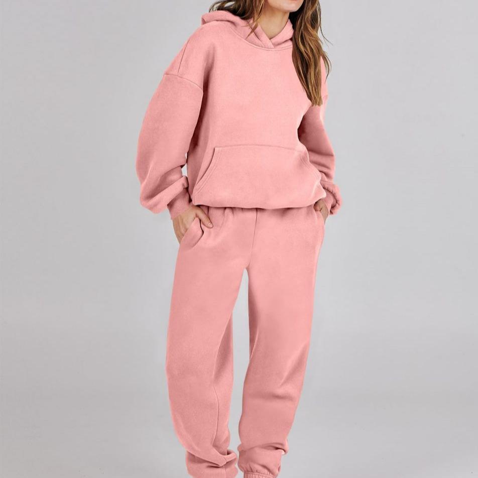 Barbara® | Vibrant fall hoodie and sweatpants set for women