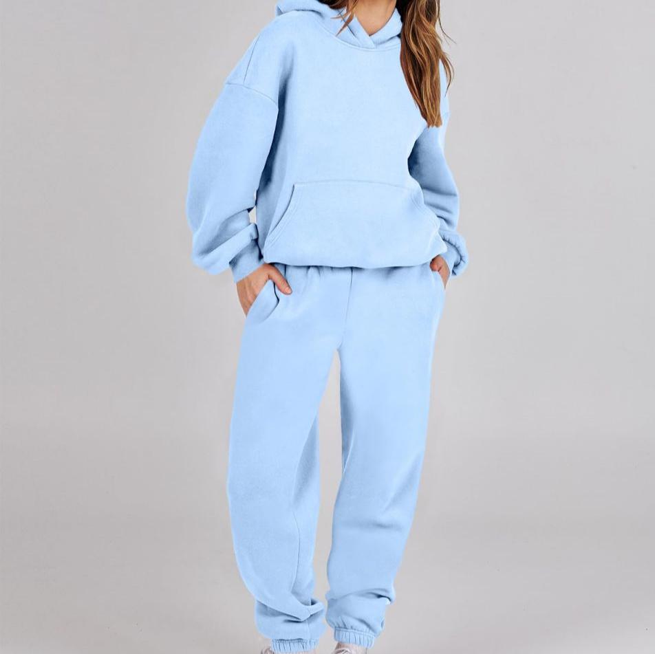 Barbara® | Vibrant fall hoodie and sweatpants set for women