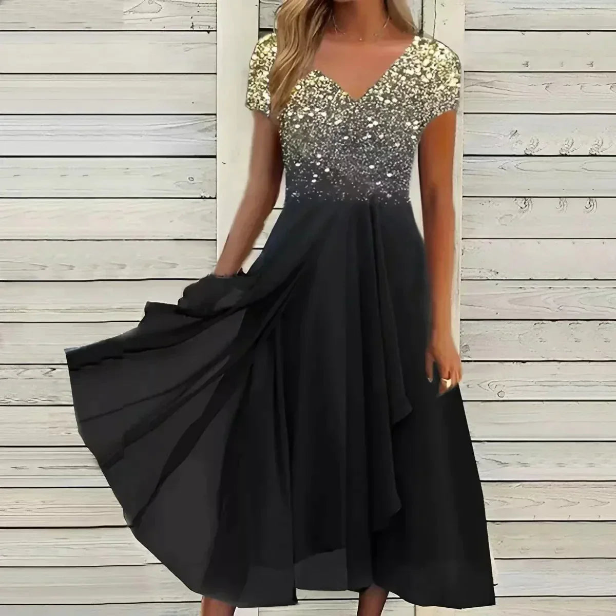 Diana® | Elegant women's chiffon cocktail dress for festive occasions