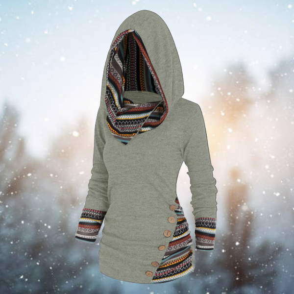 Azucena | Tribal Pattern Hoodie