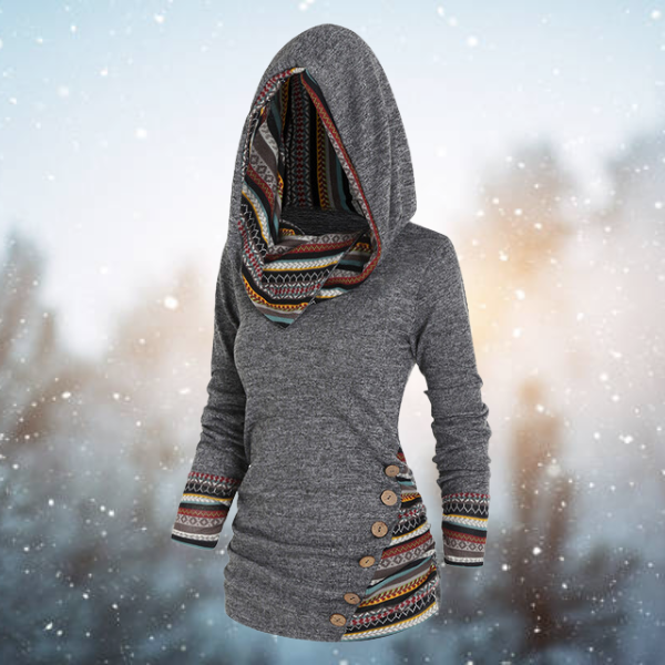 Azucena | Tribal Pattern Hoodie