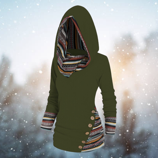 Azucena | Tribal Pattern Hoodie