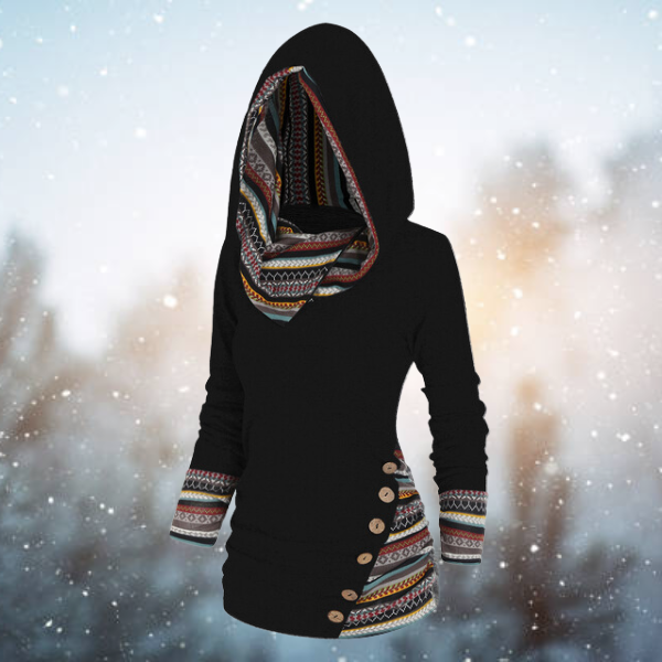 Azucena | Tribal Pattern Hoodie