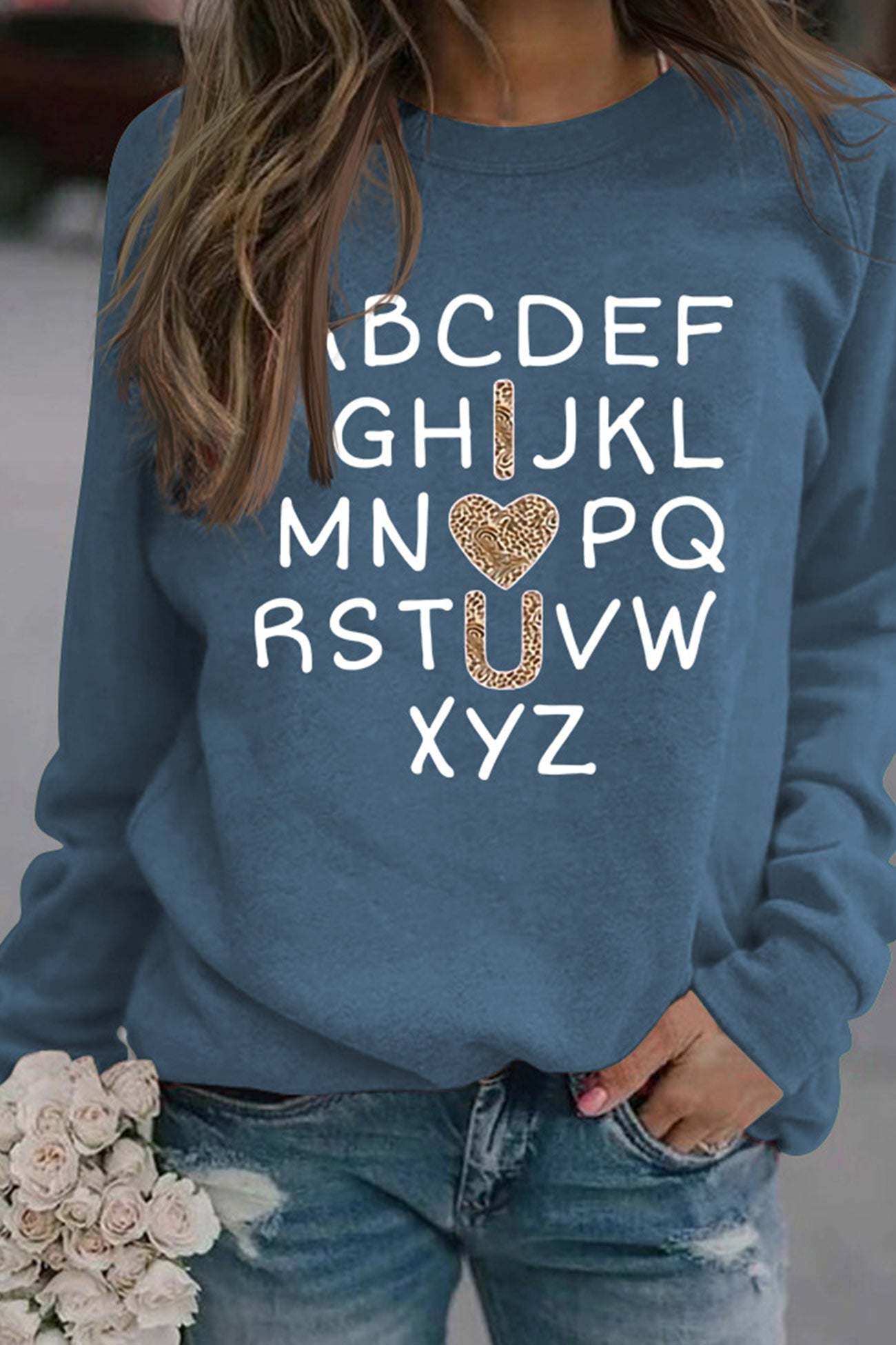 Camila® | Alphabet graphic sweatshirt