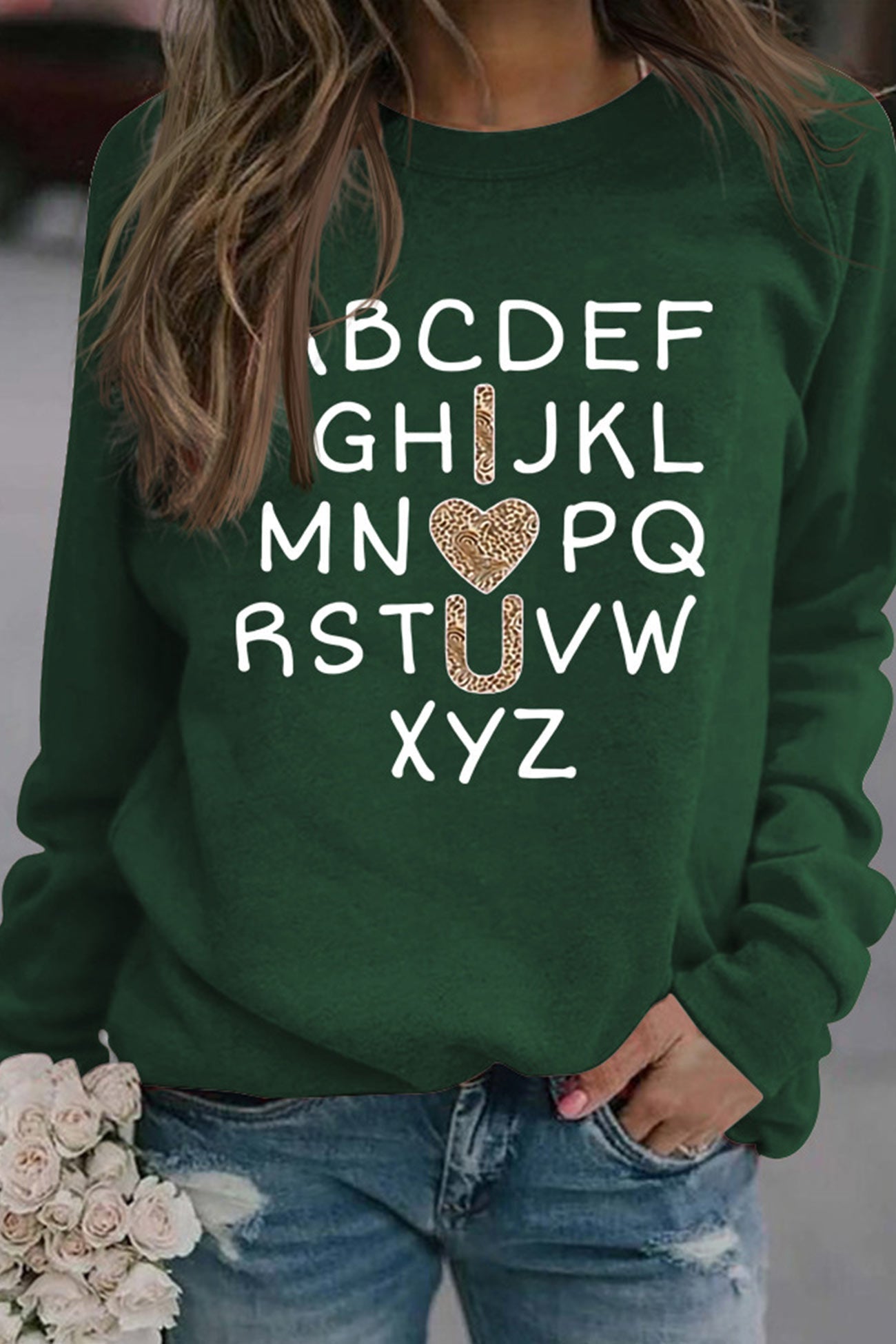 Camila® | Alphabet graphic sweatshirt