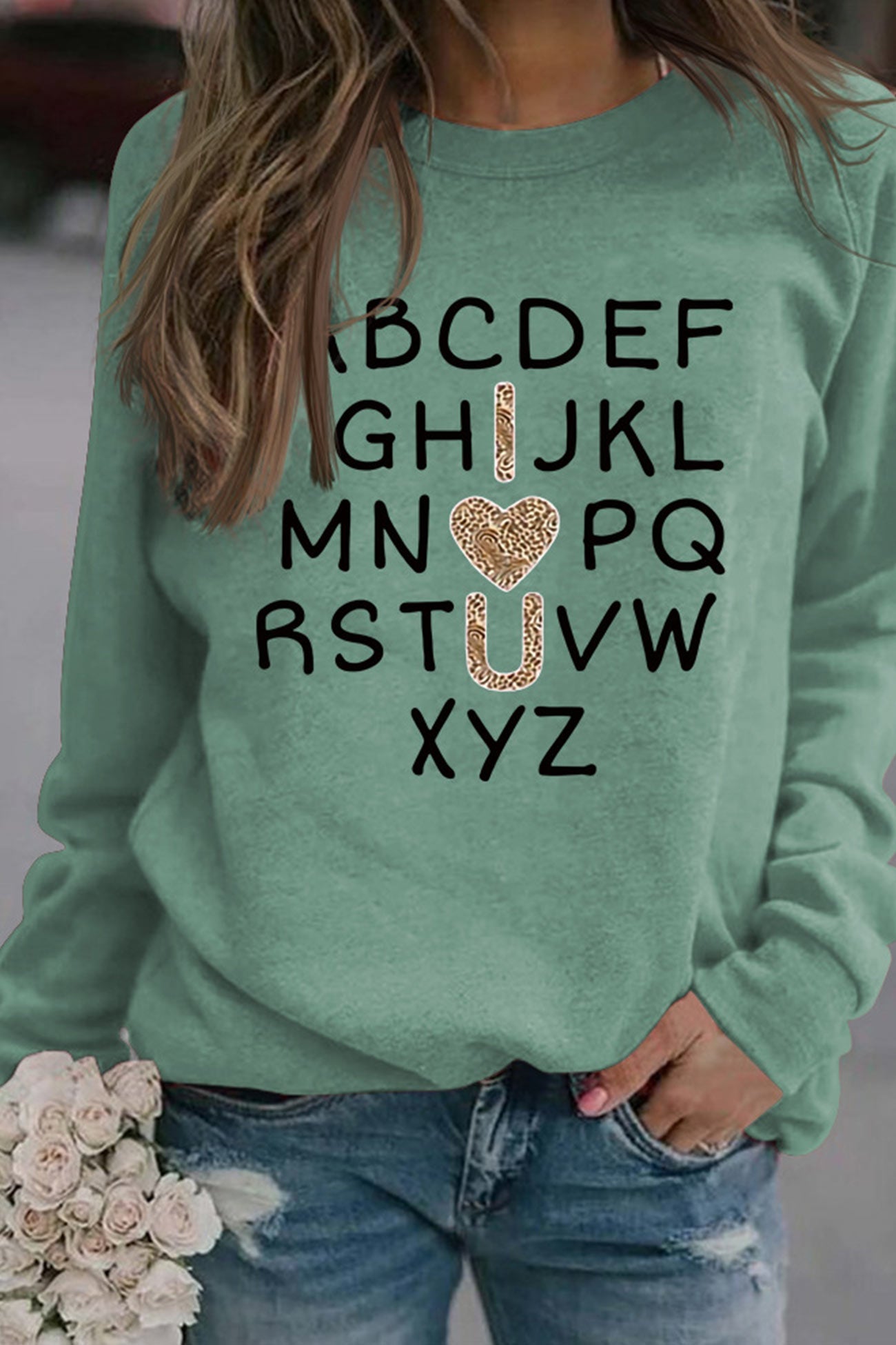 Camila® | Alphabet graphic sweatshirt