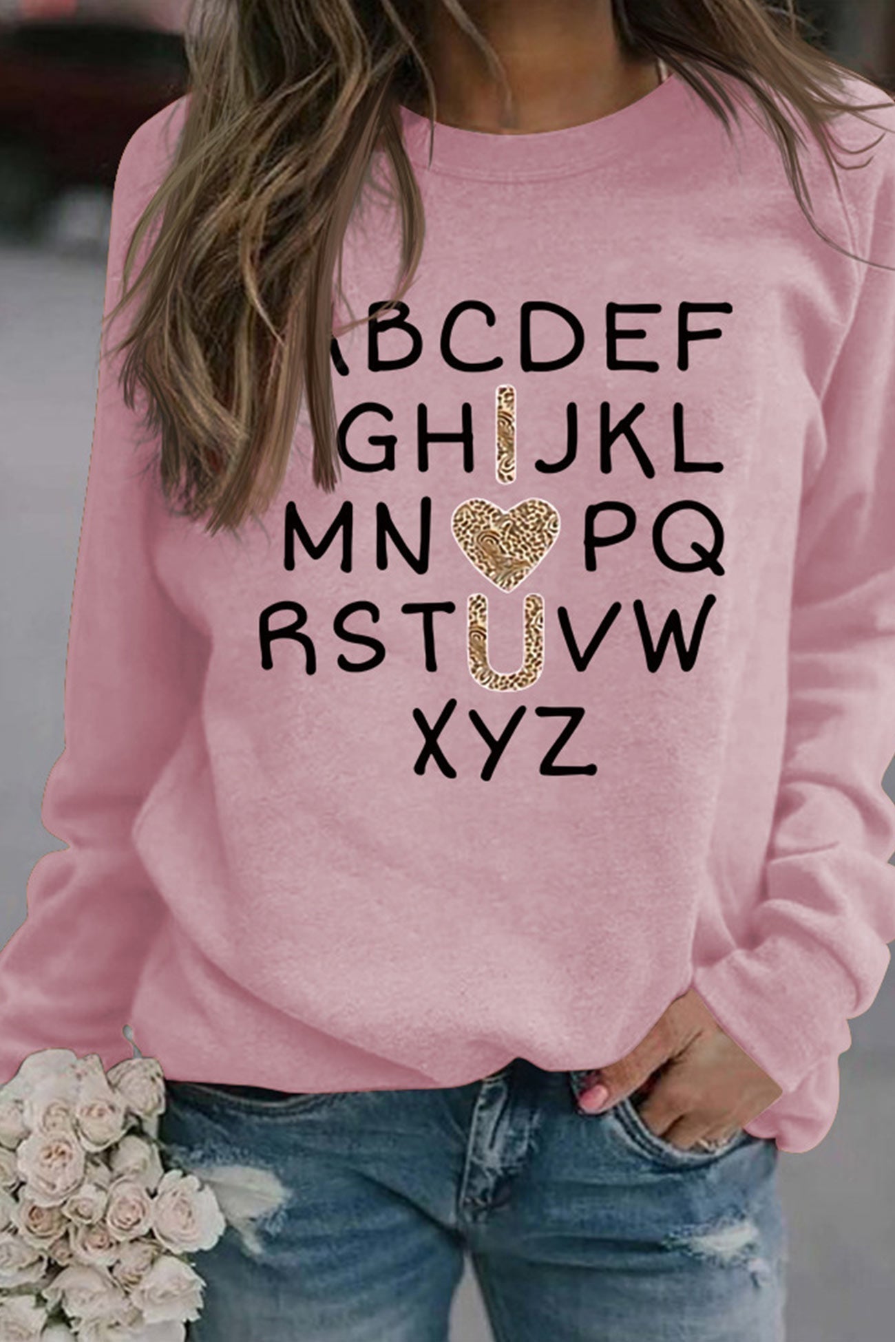 Camila® | Alphabet graphic sweatshirt