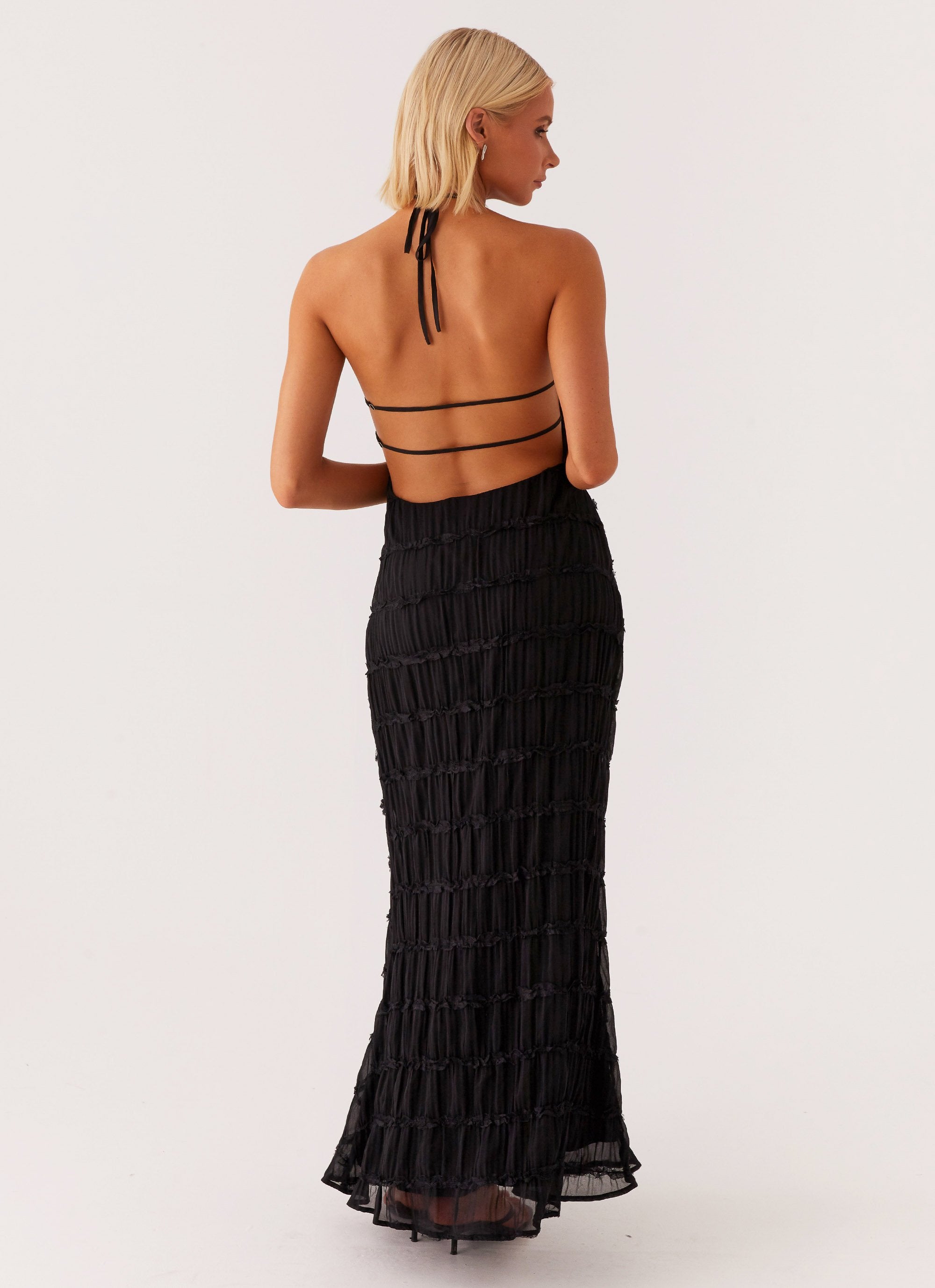 Eliza | Elegant Halter Maxi Dress