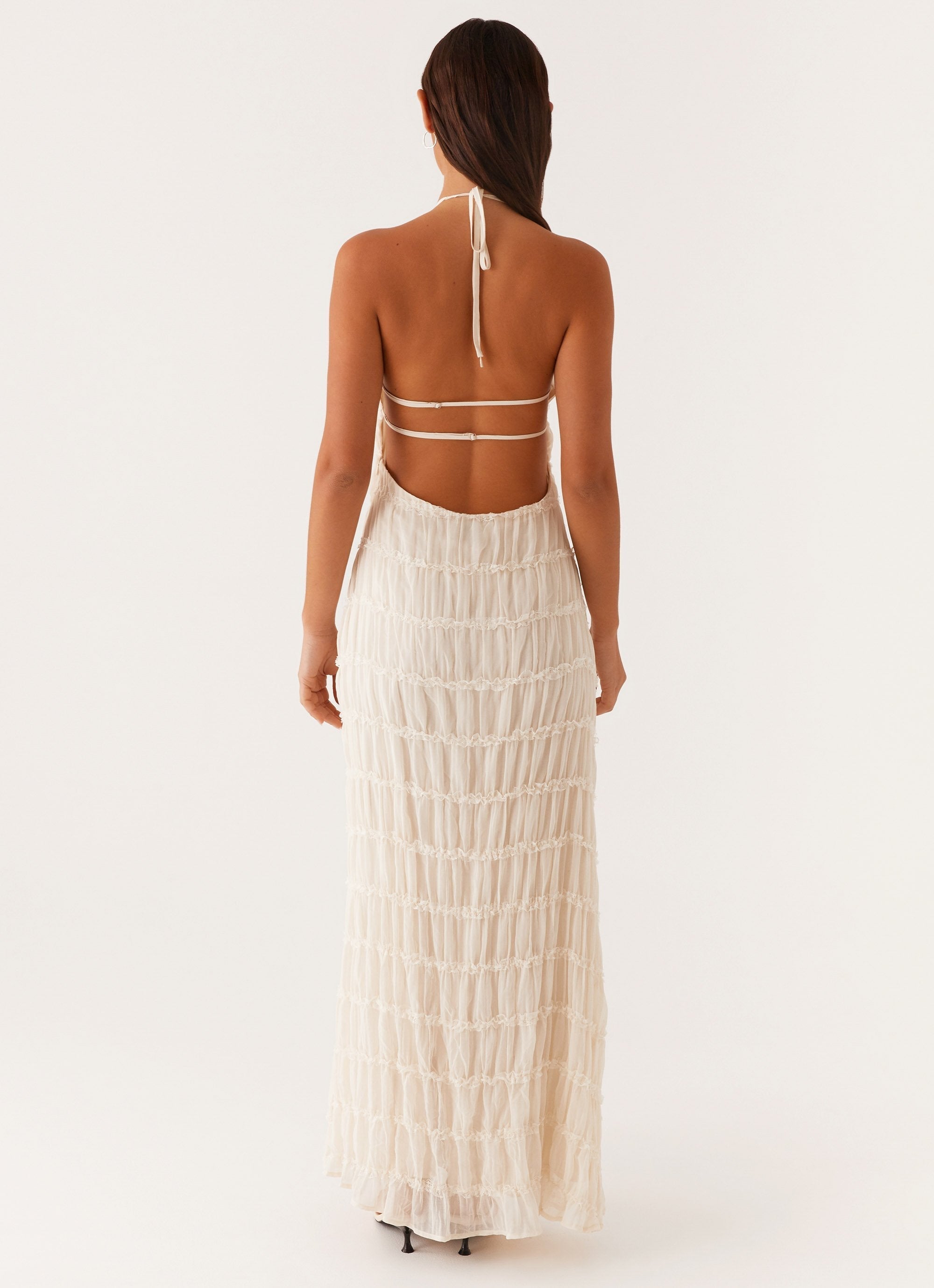Eliza | Elegant Halter Maxi Dress