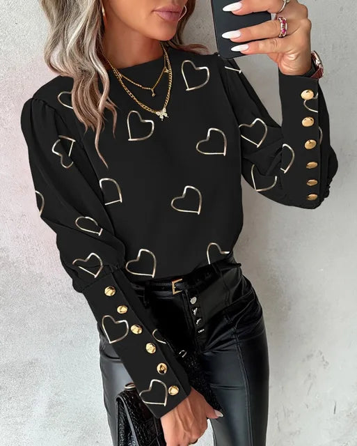 Brusman® | Elegant Button Down Blouse For Women
