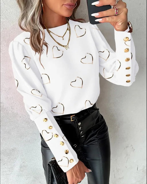 Brusman® | Elegant Button Down Blouse For Women