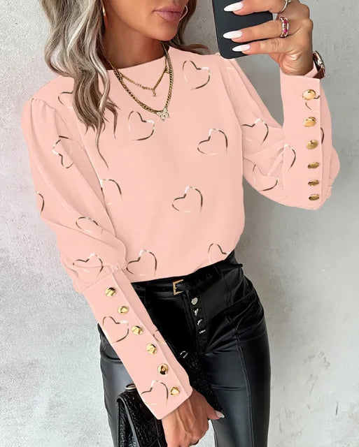 Brusman® | Elegant Button Down Blouse For Women
