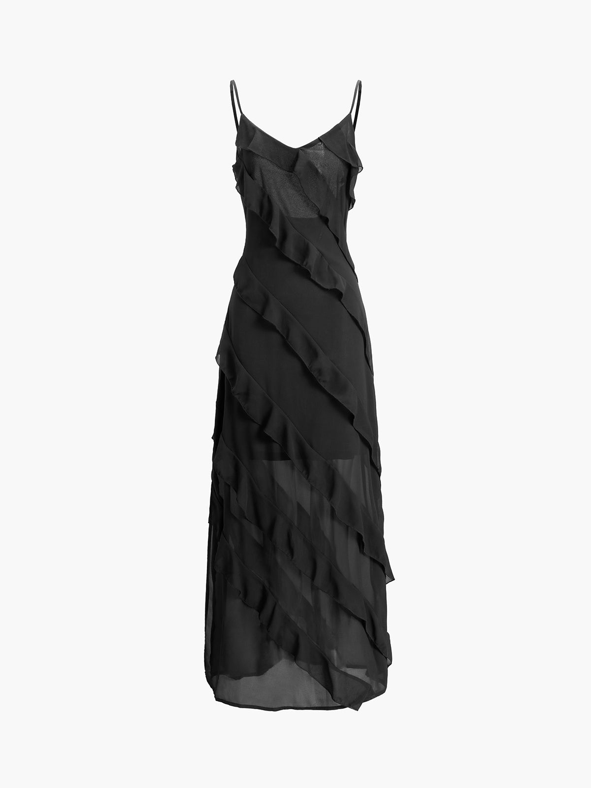 Belinda® | Elegant long dress with ruffles