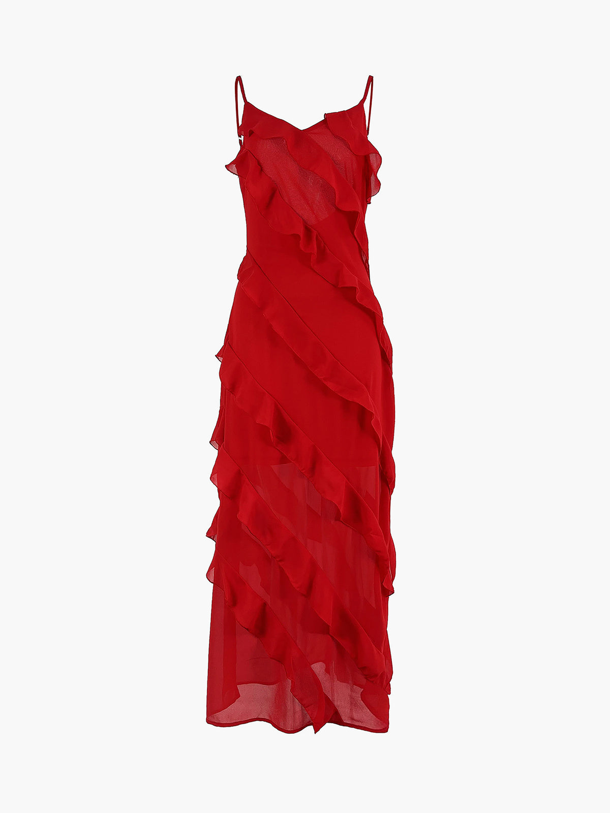 Cinthia® | Elegant dress with ruffles