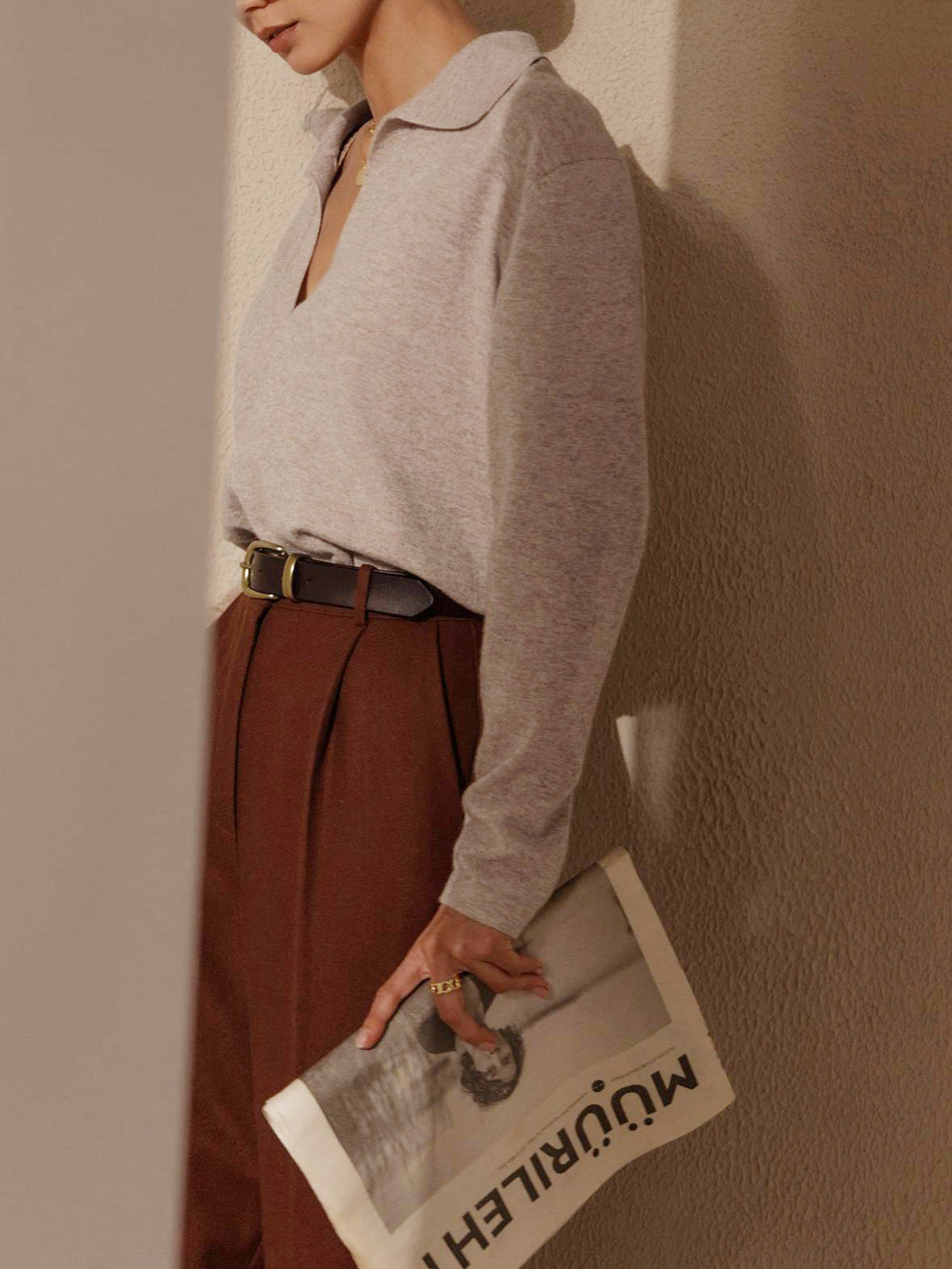 Brisa® | Casual sweater with collar