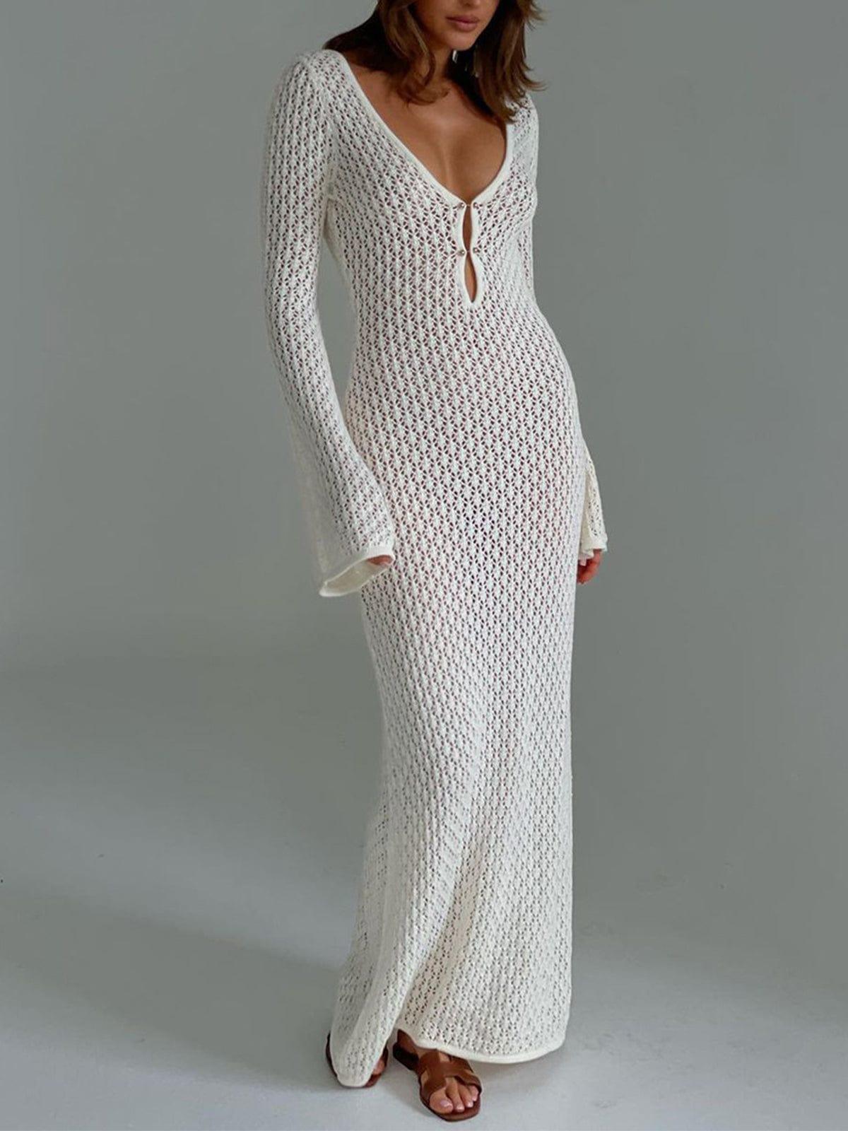 Kara | Chic Crochet Maxi Dress for Women