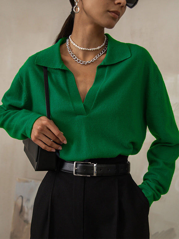 Brisa® | Casual sweater with collar