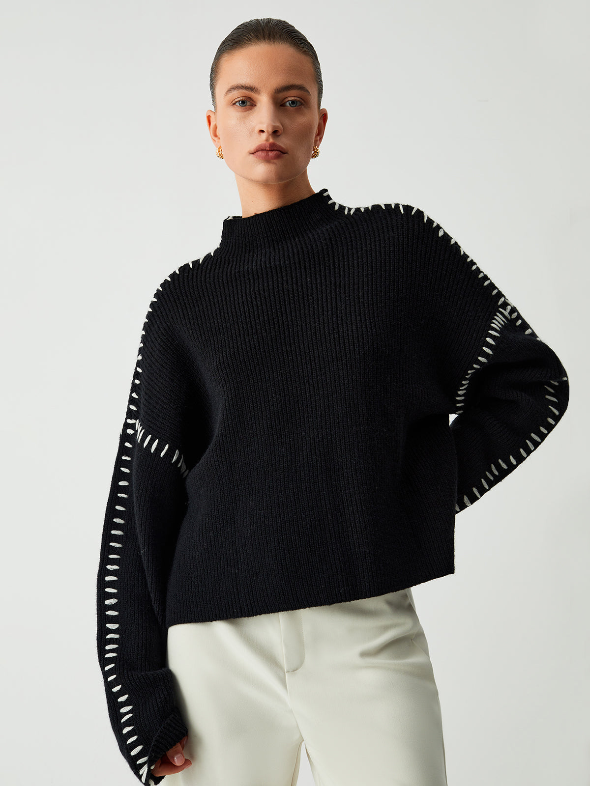 Balbina | Loose knit oversized sweater