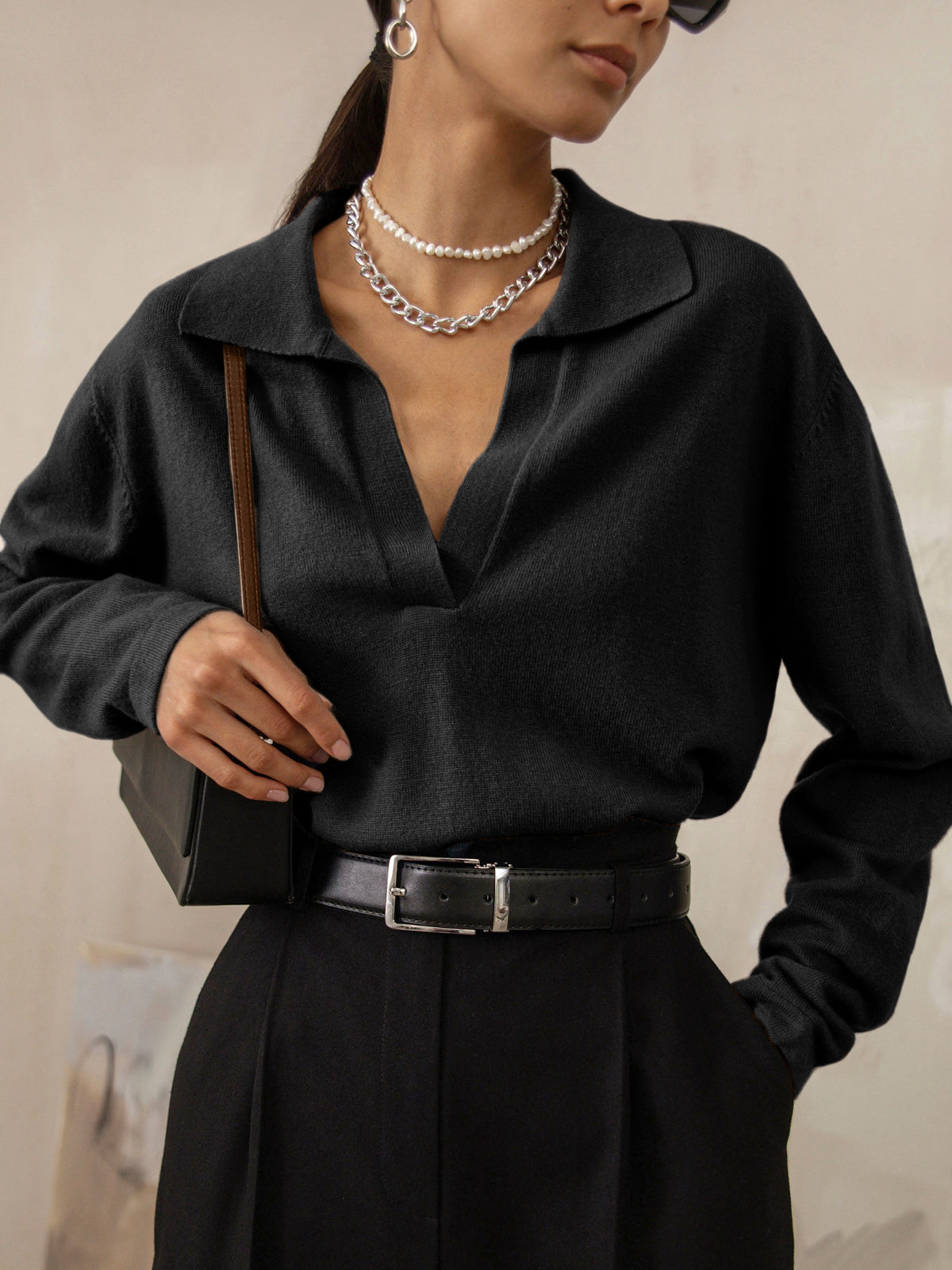 Brisa® | Casual sweater with collar