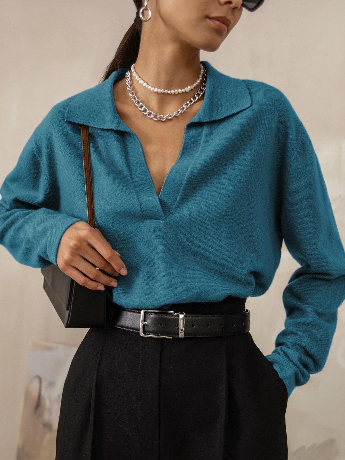 Brisa® | Casual sweater with collar