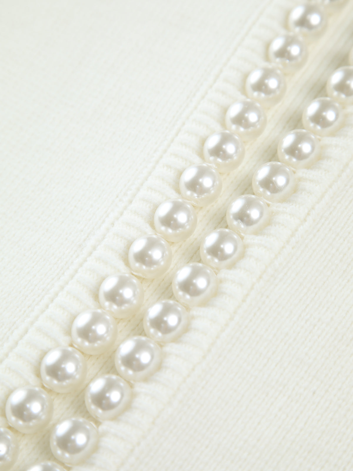 Belén® | Beaded cardigan with ripped hem