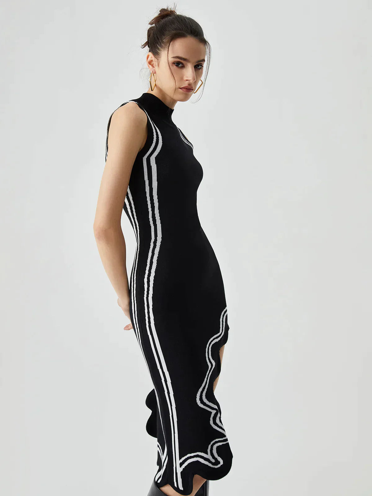 Dulce® | Asymmetrical Knit Dress