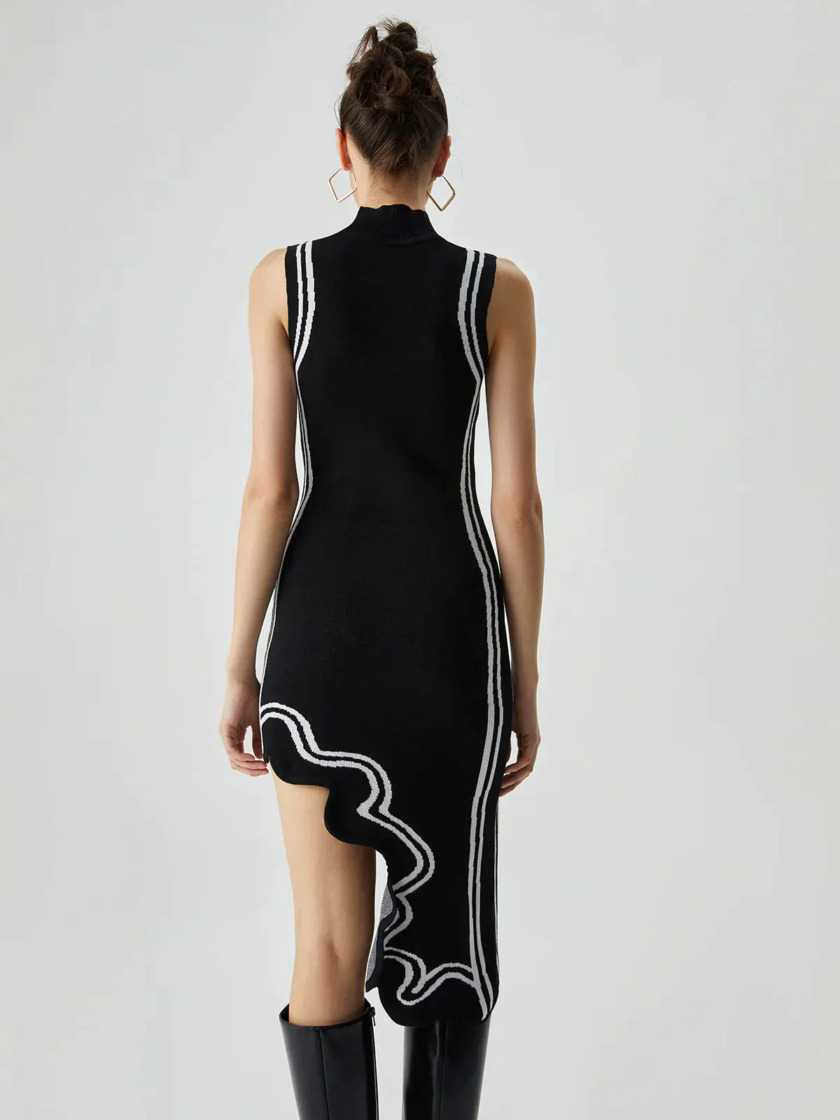 Dulce® | Asymmetrical Knit Dress
