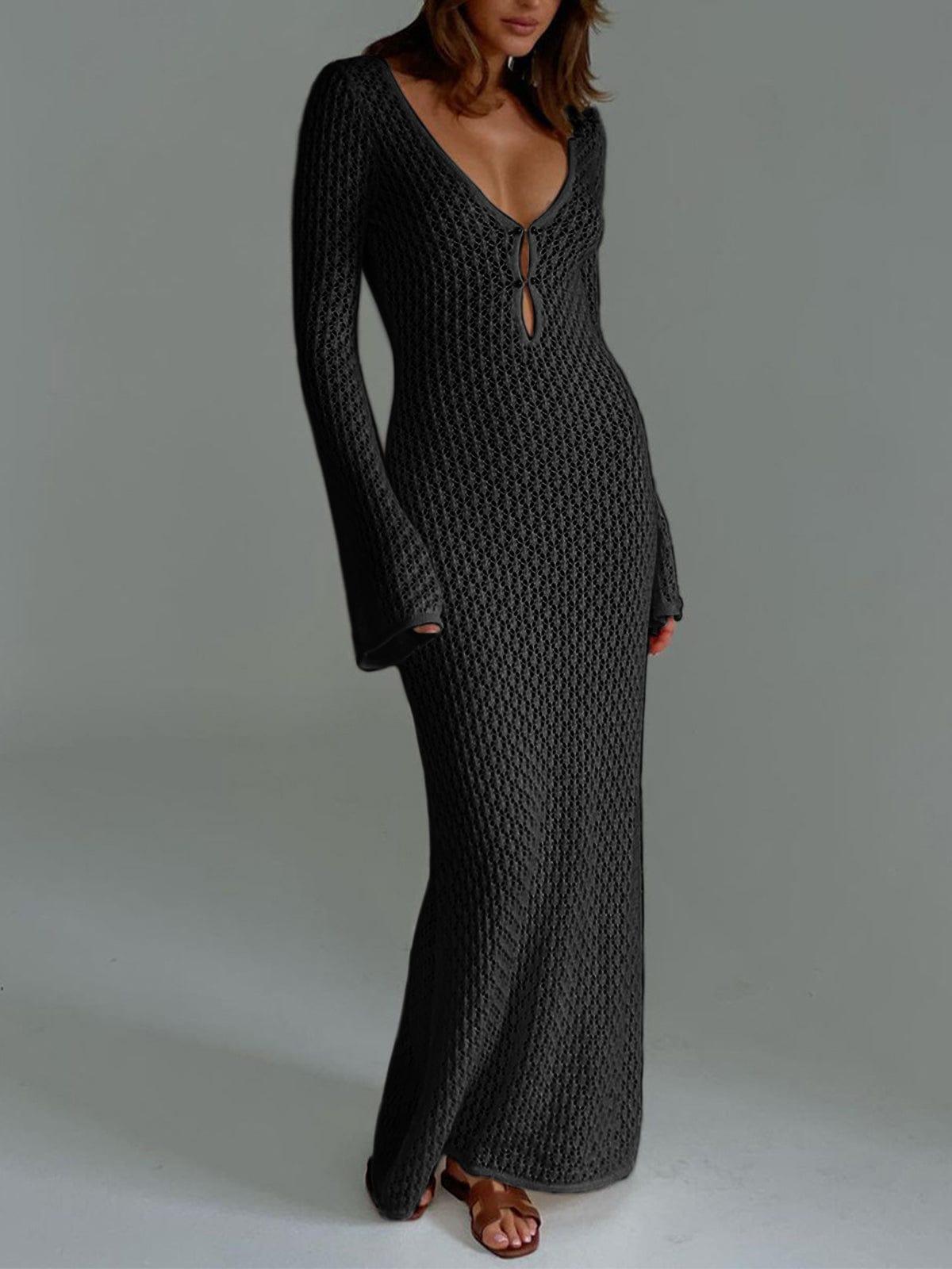 Kara | Chic Crochet Maxi Dress for Women