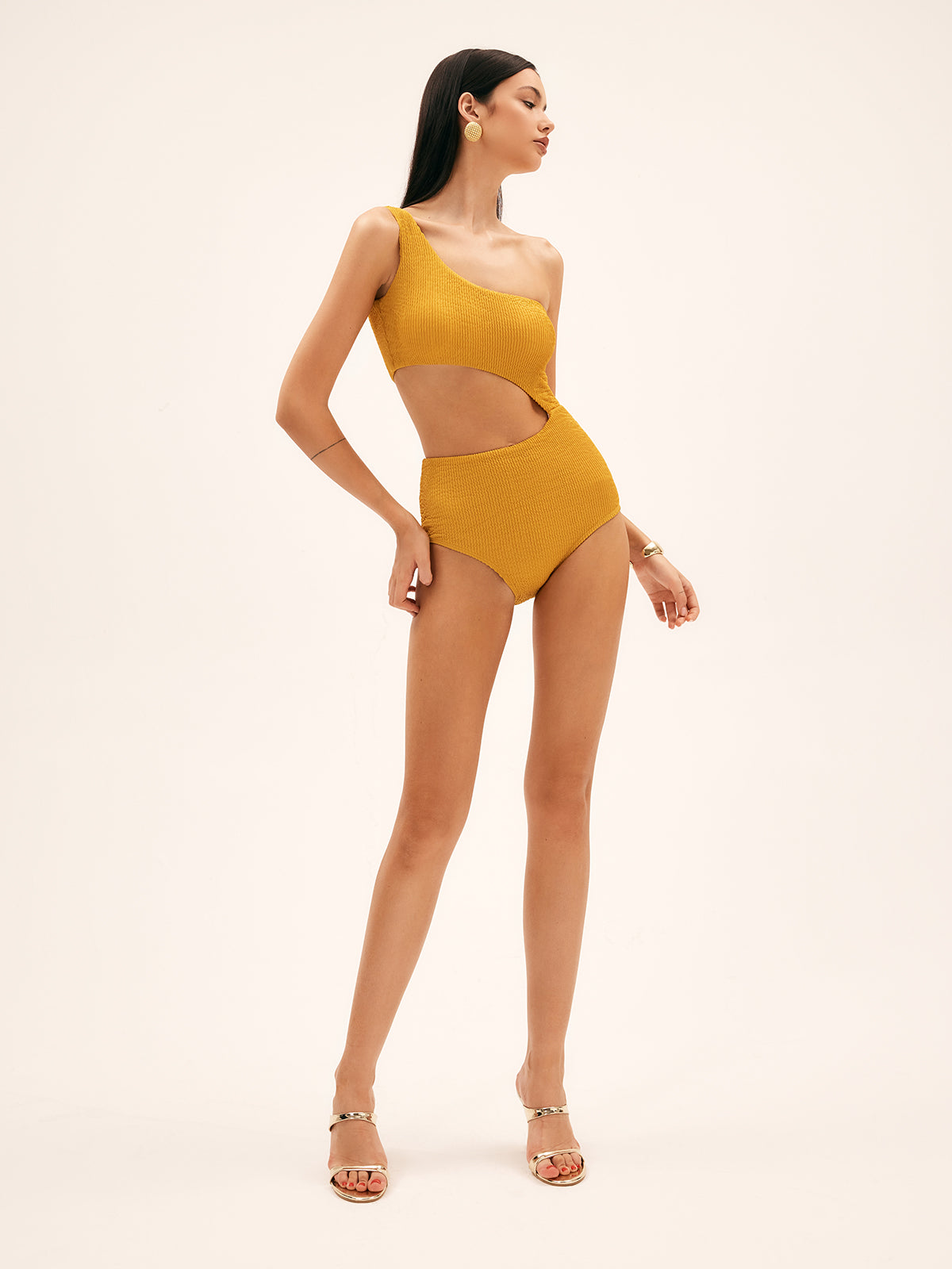 Belinda® | Sunflower Cutout Swimsuit