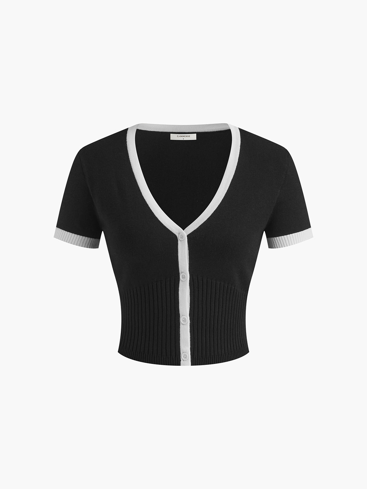 Angélica® | Knitted Dress With Contrasting Cuffs