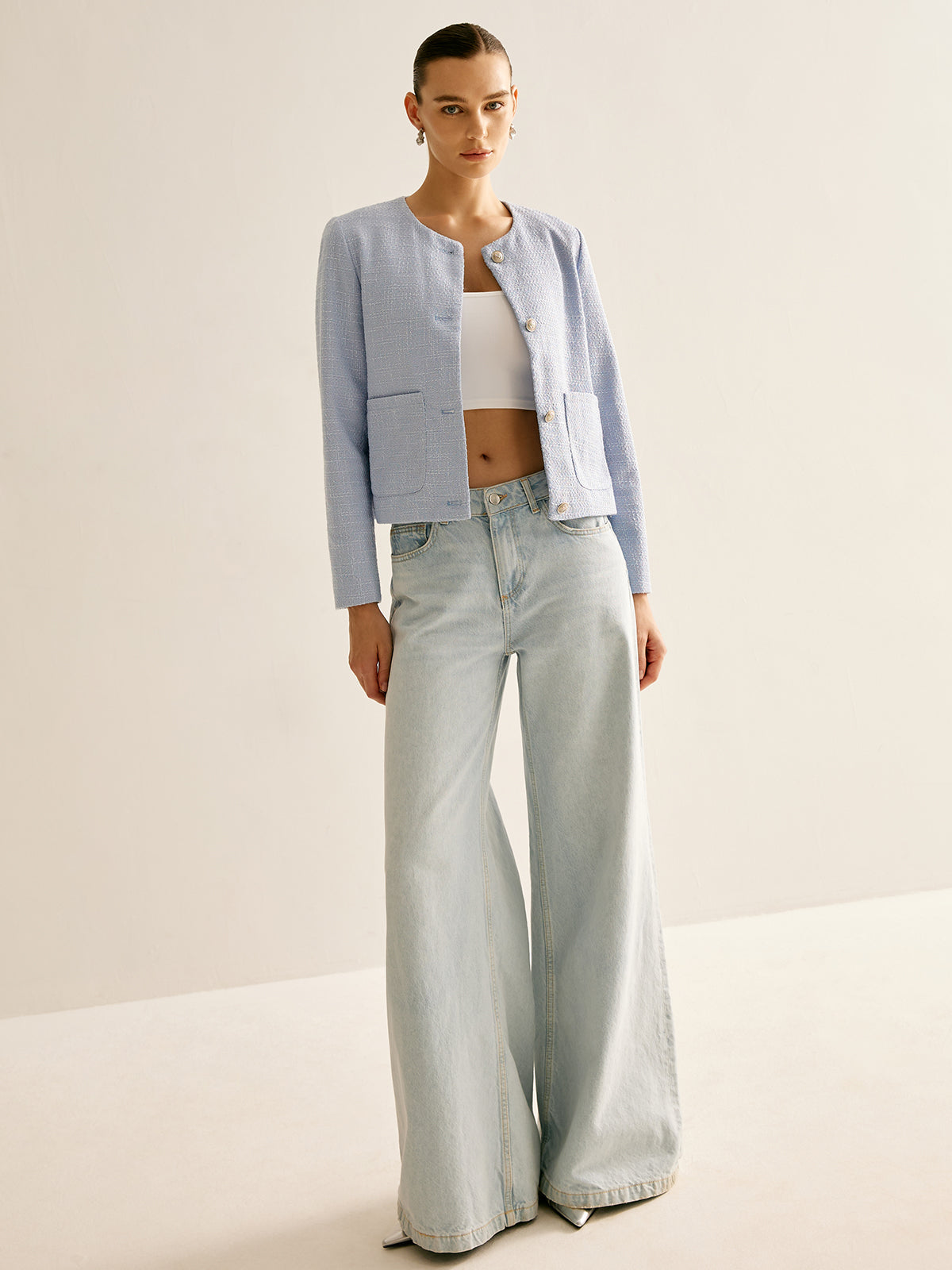 Dawn | Short Cut Boucle Jacket