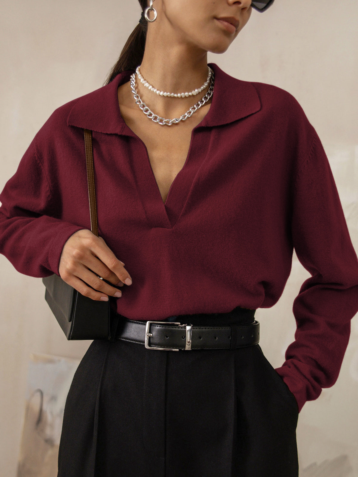 Brisa® | Casual sweater with collar