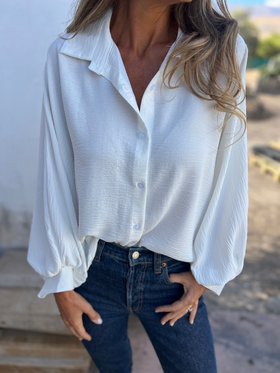 Cassandra® | Long blouse with buttons