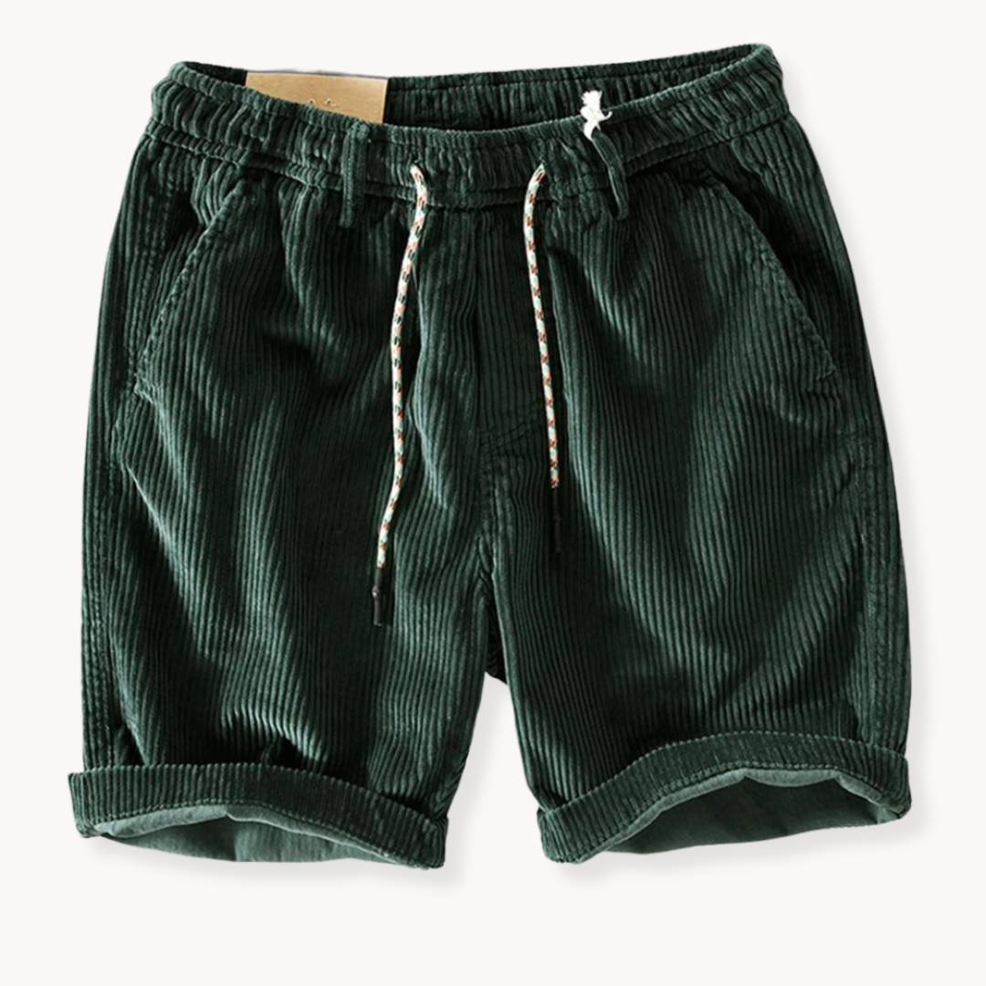 Keith | Casual Adjustable Cord Shorts