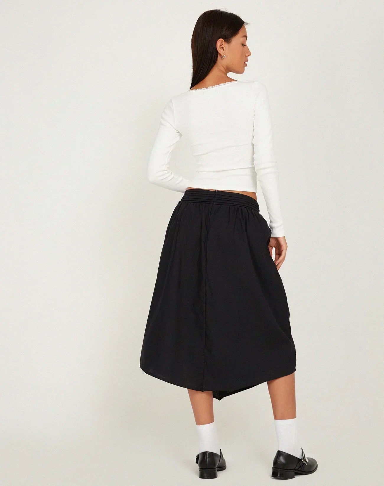 Bianca® | Slim long-sleeved shirt with a scoop neck