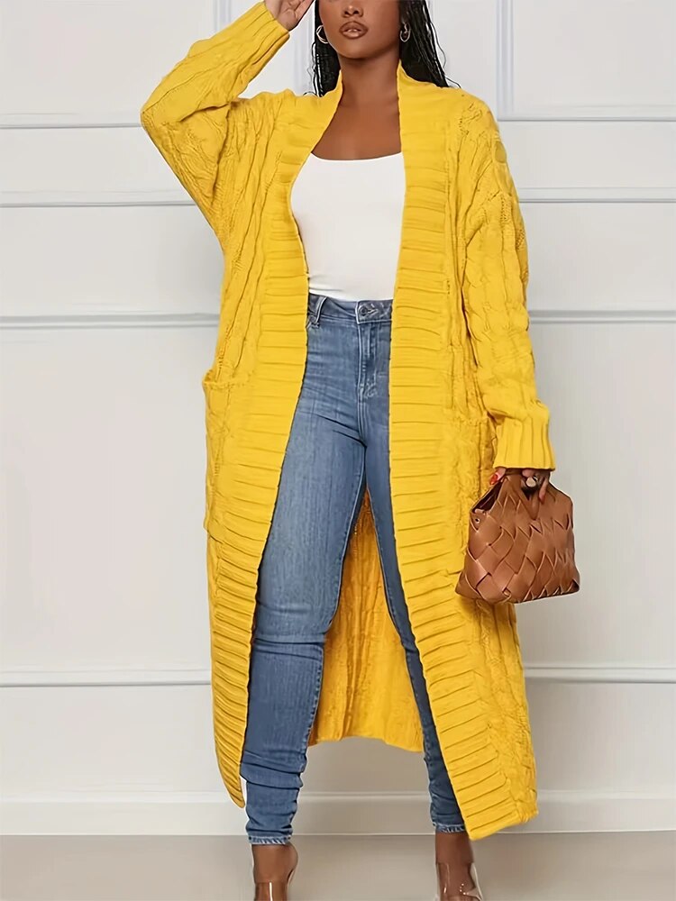 Deborah® | Chunky knit jacket with pockets