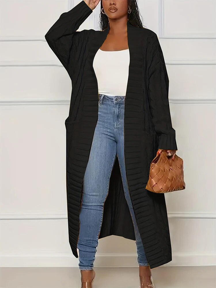 Deborah® | Chunky knit jacket with pockets