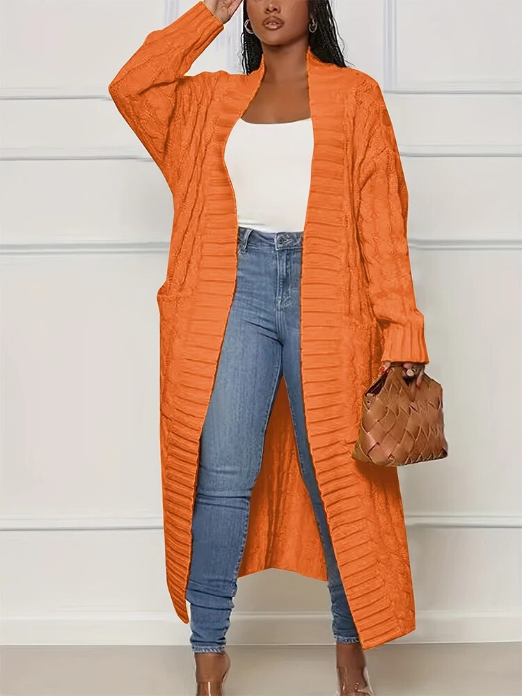 Deborah® | Chunky knit jacket with pockets