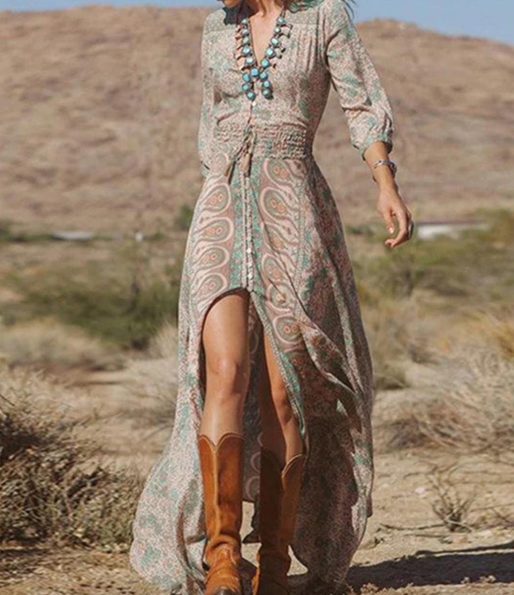 Belén® | Long dress for a vintage look