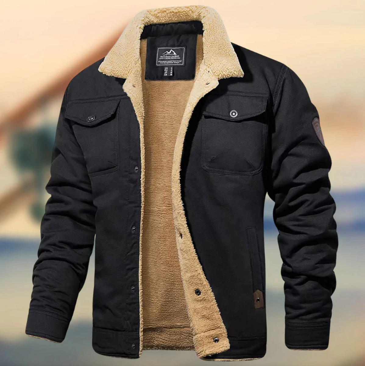 Teddy | Men's Sherpa Collar Casual Jacket