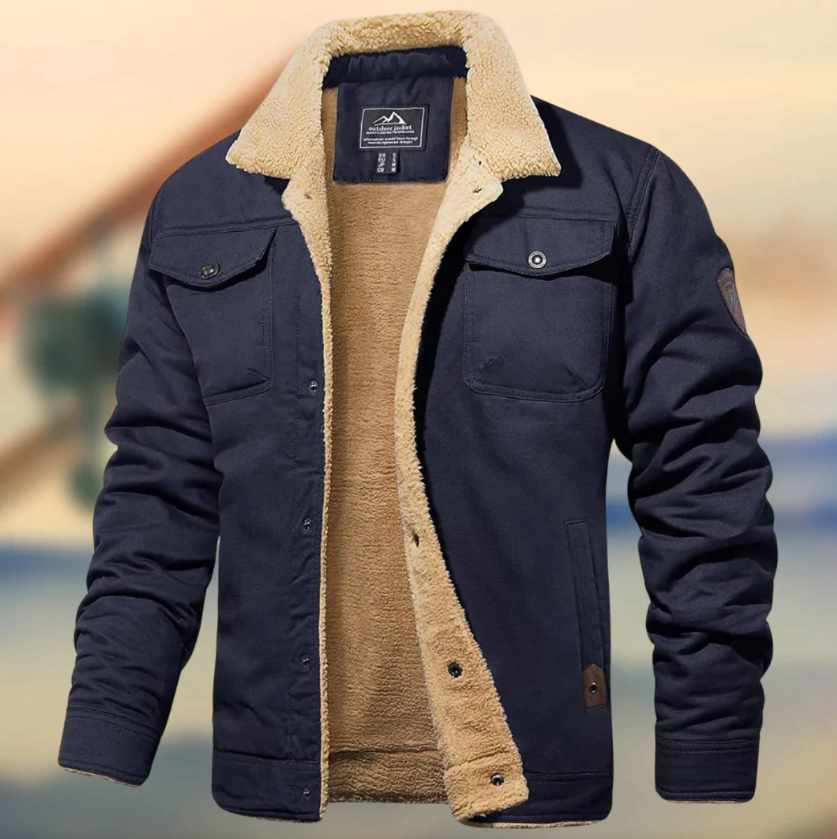Teddy | Men's Sherpa Collar Casual Jacket