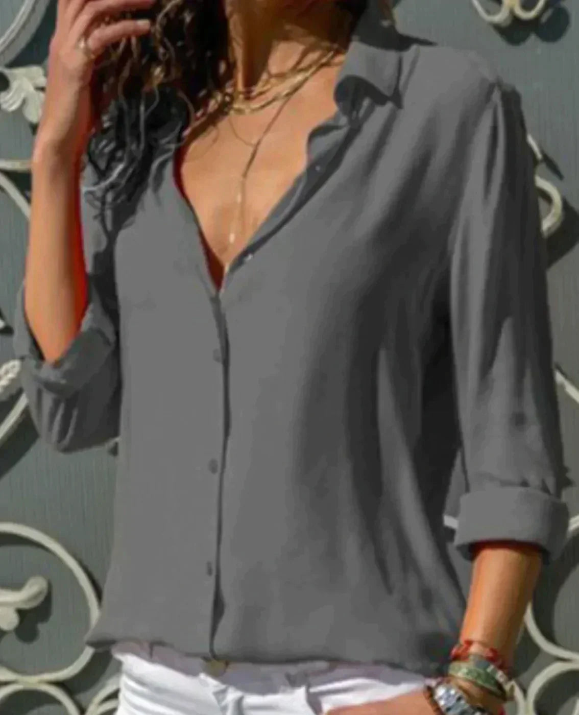 Anabel® | Light Chiffon Blouse With Elegant Styling