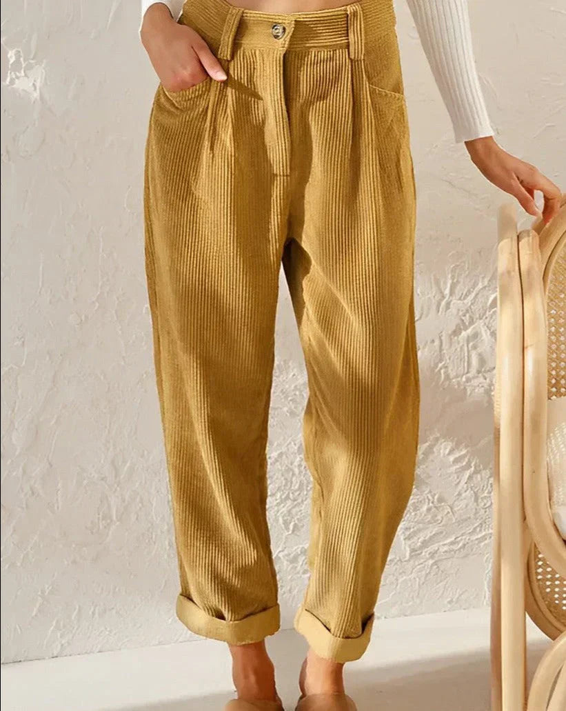 Amparo® | High Waist Straight Trousers For Women