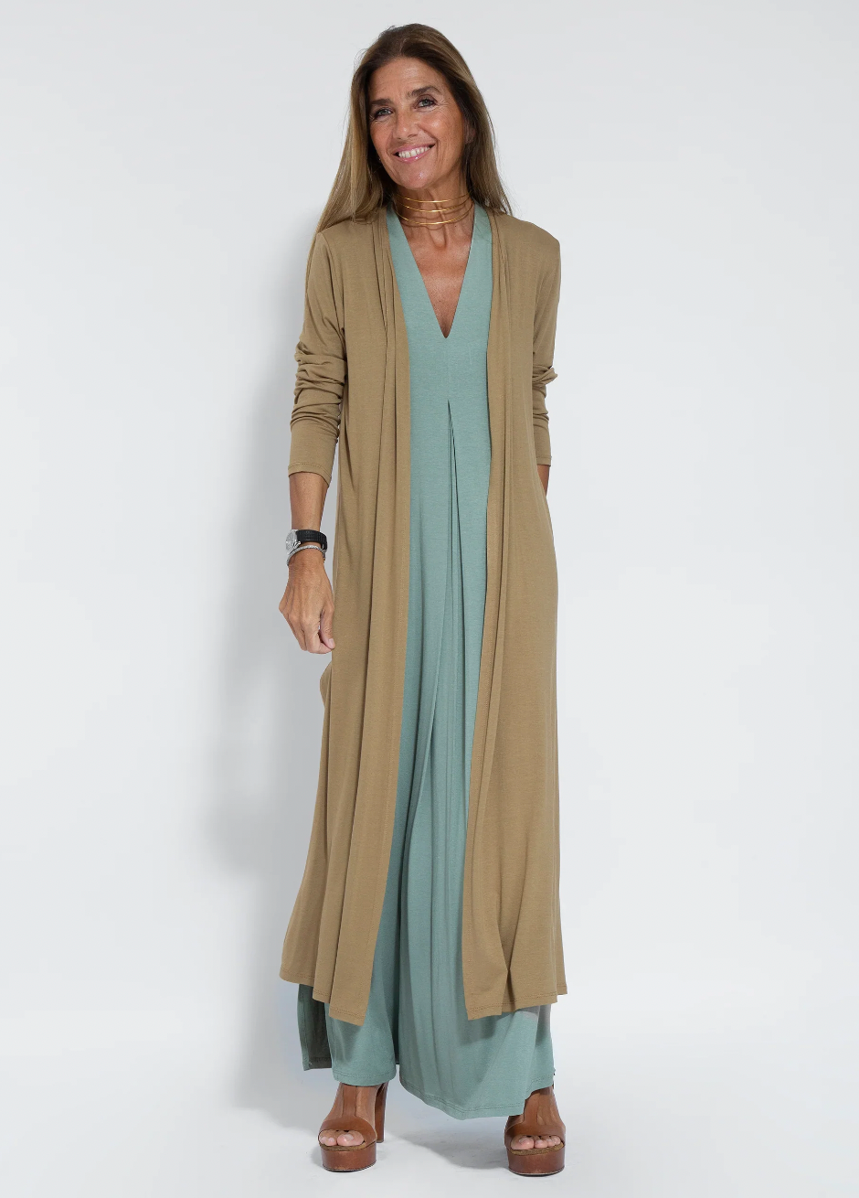 Ana Maria® | Set Of Long Slimming Dress And Vest