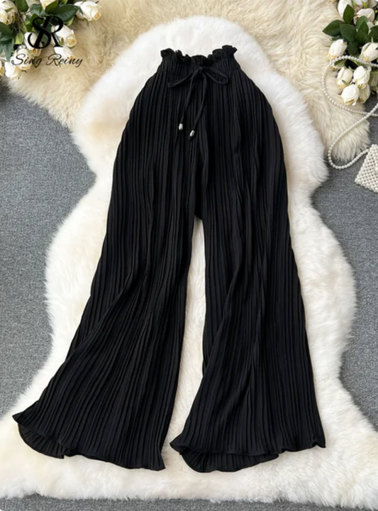 Elettra® | Elegant Pleated Trousers