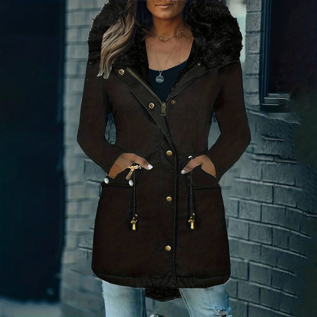 Elena® | Stylish women's winter coat with hood
