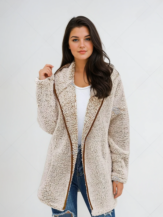 Cassandra® | Plush winter jacket with hood