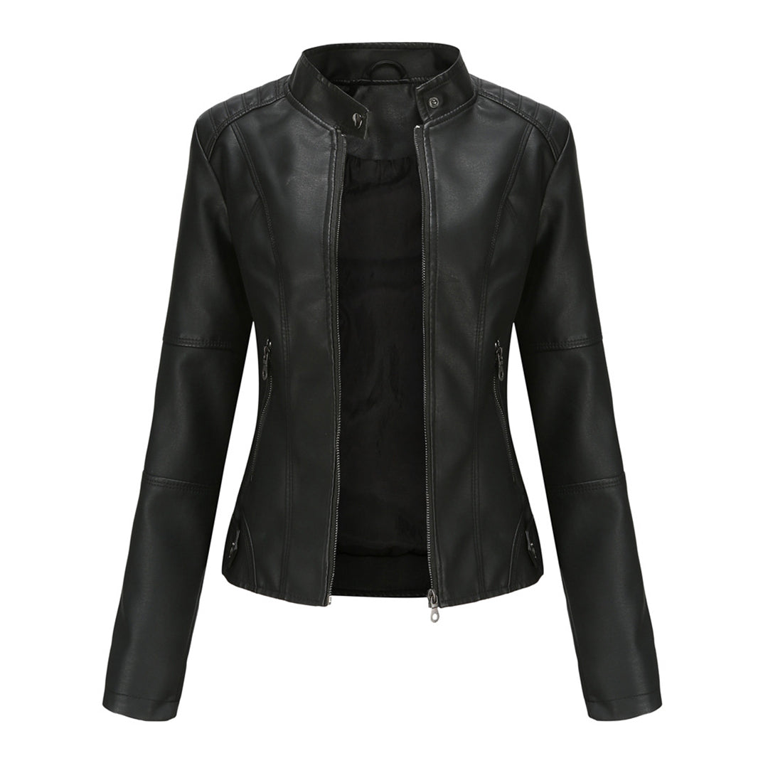 Lillian | Women's Collarless Biker Jacket